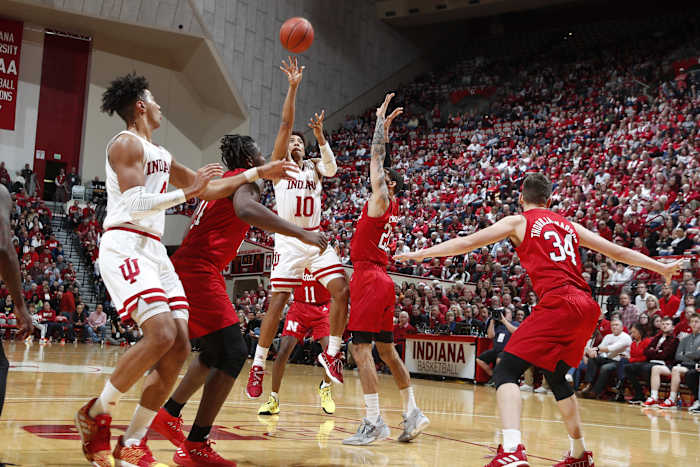Indiana guard Rob Phinisee has had a hard time staying healthy, but he carried the Hoosiers to an overtime win over Nebraska. (Mandatory credit: USA TODAY SPORTS)